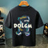Premium Elephant Graphics Printed Tee with colorful elephant design and O-Neck collar.